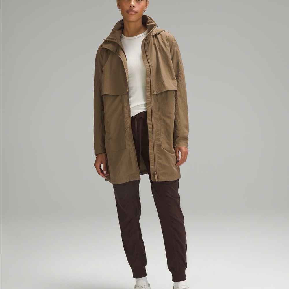 lululemon Always Effortless Long Jacket in 
Artifact, size 6